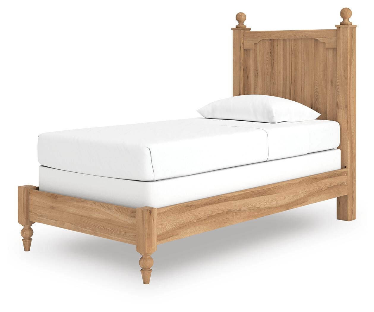 Aleaport  Panel Bed With Mirrored Dresser