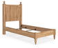 Aleaport  Panel Bed With Mirrored Dresser