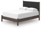 Pamytta  Upholstered Panel Bed, Dresser, Mirror, Chest And Nightstand