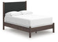 Pamytta  Upholstered Panel Bed, Dresser, Mirror And Nightstand