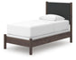 Pamytta  Upholstered Panel Bed, Dresser, Mirror And Nightstand