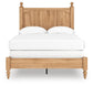 Aleaport  Panel Bed With Mirrored Dresser