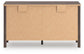Pamytta  Panel Platform Bed, Dresser, Mirror And Nightstand