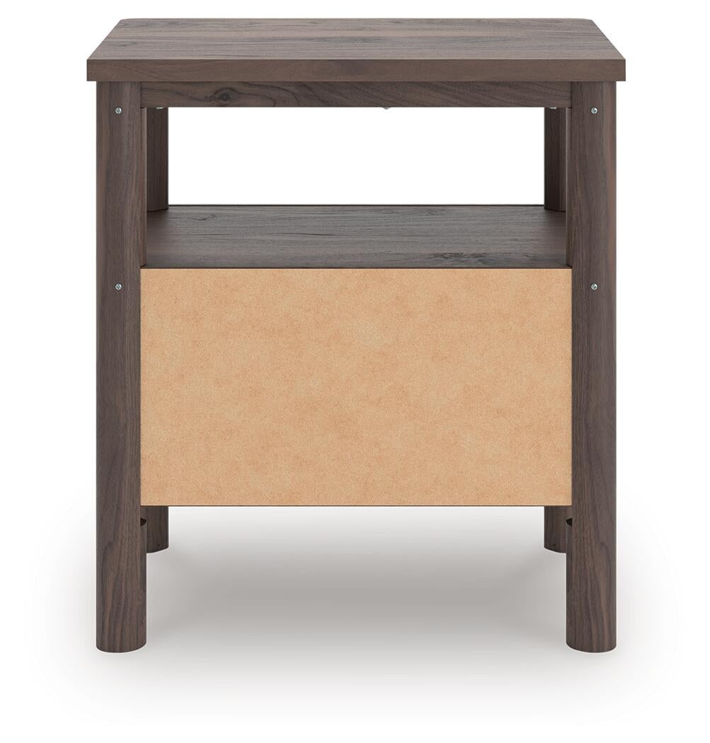 Pamytta  Panel Bed, Dresser, Mirror, Chest And Nightstand
