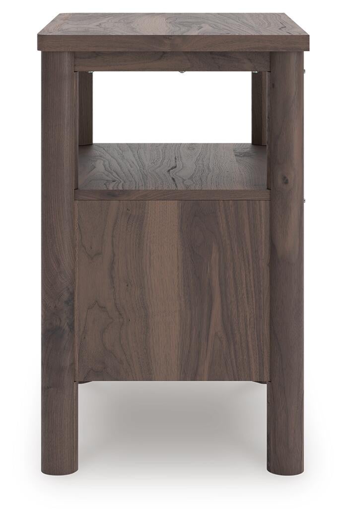 Pamytta  Panel Bed, Dresser, Mirror, Chest And Nightstand