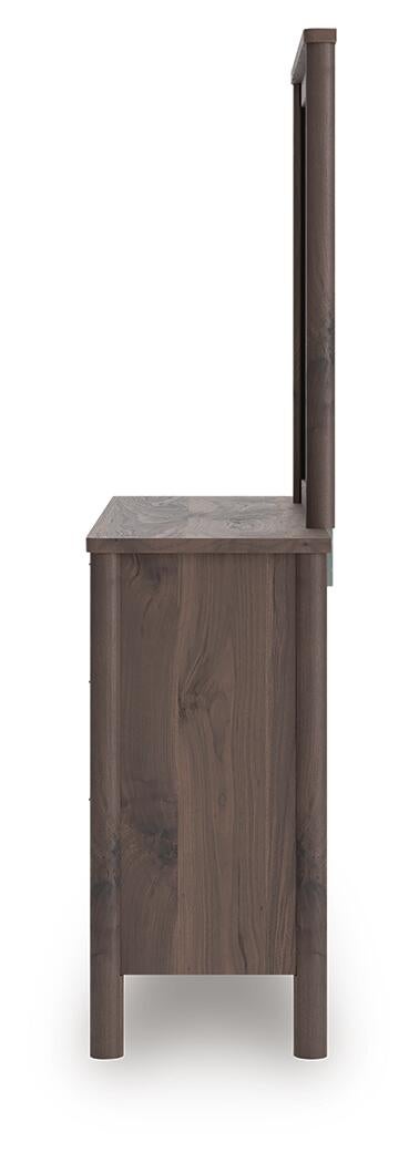 Pamytta  Panel Bed, Dresser And Mirror