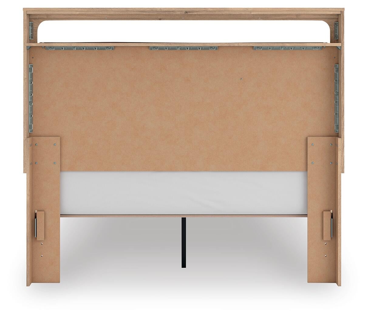 Kinlanni  Upholstered Platform Bed, Dresser And Mirror