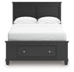 Lanolee  Panel Storage Bed, Dresser And Mirror