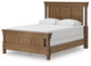 Rowlenstown  Poster Bed With Mirrored Dresser And Nightstand