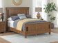 Rowlenstown  Poster Bed With Mirrored Dresser And Nightstand