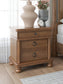 Rowlenstown  Poster Bed With Mirrored Dresser And Nightstand