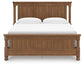 Rowlenstown  Poster Bed With Mirrored Dresser