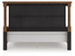 Rowlenstown  Poster Bed With Mirrored Dresser