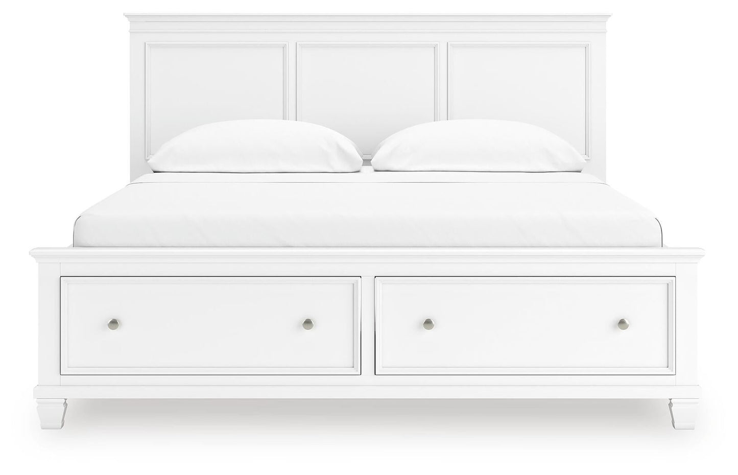 Fortman California  Panel Storage Bed, Dresser, Mirror And Nightstand