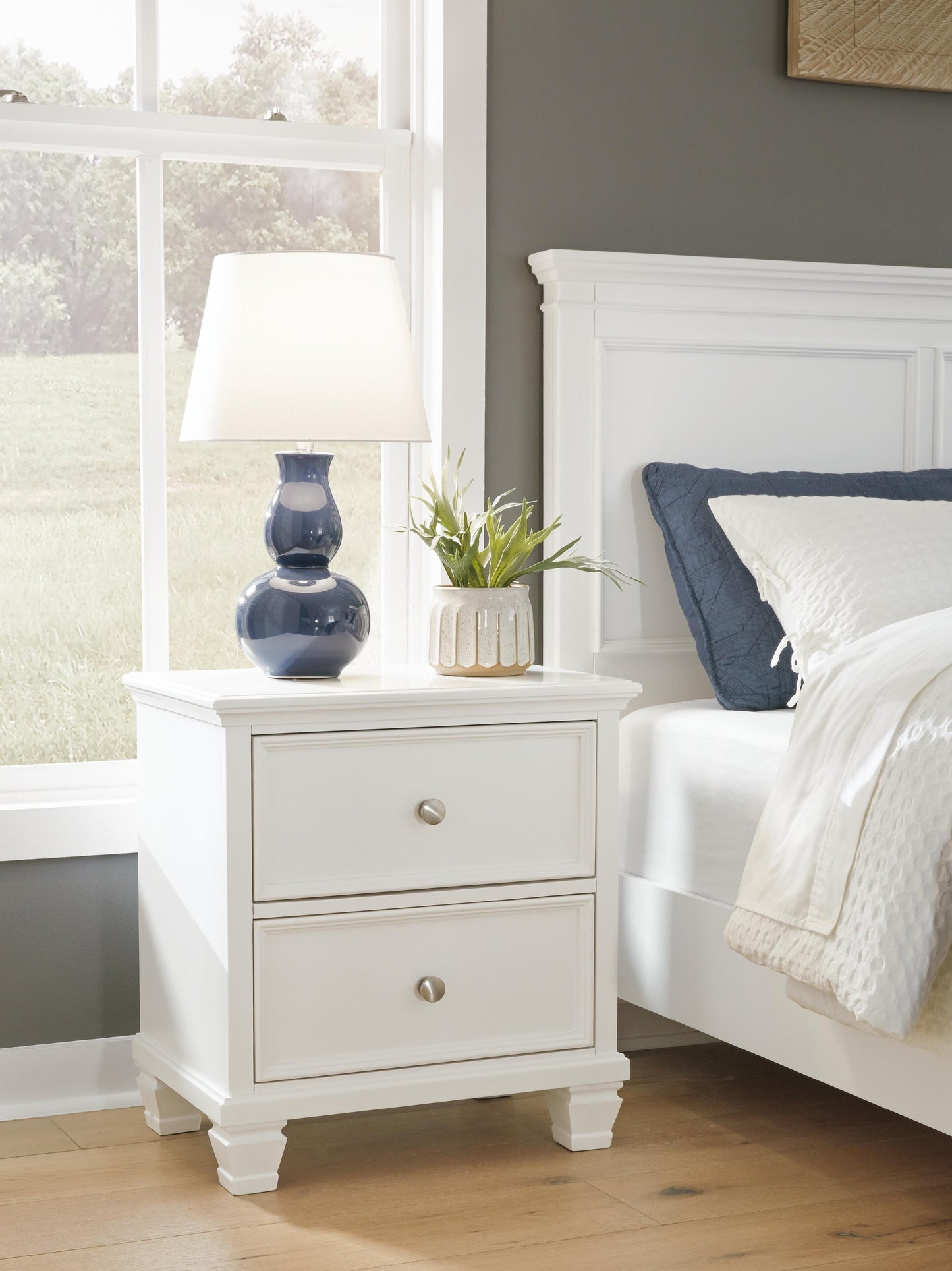 Fortman California  Panel Storage Bed, Dresser, Mirror And Nightstand