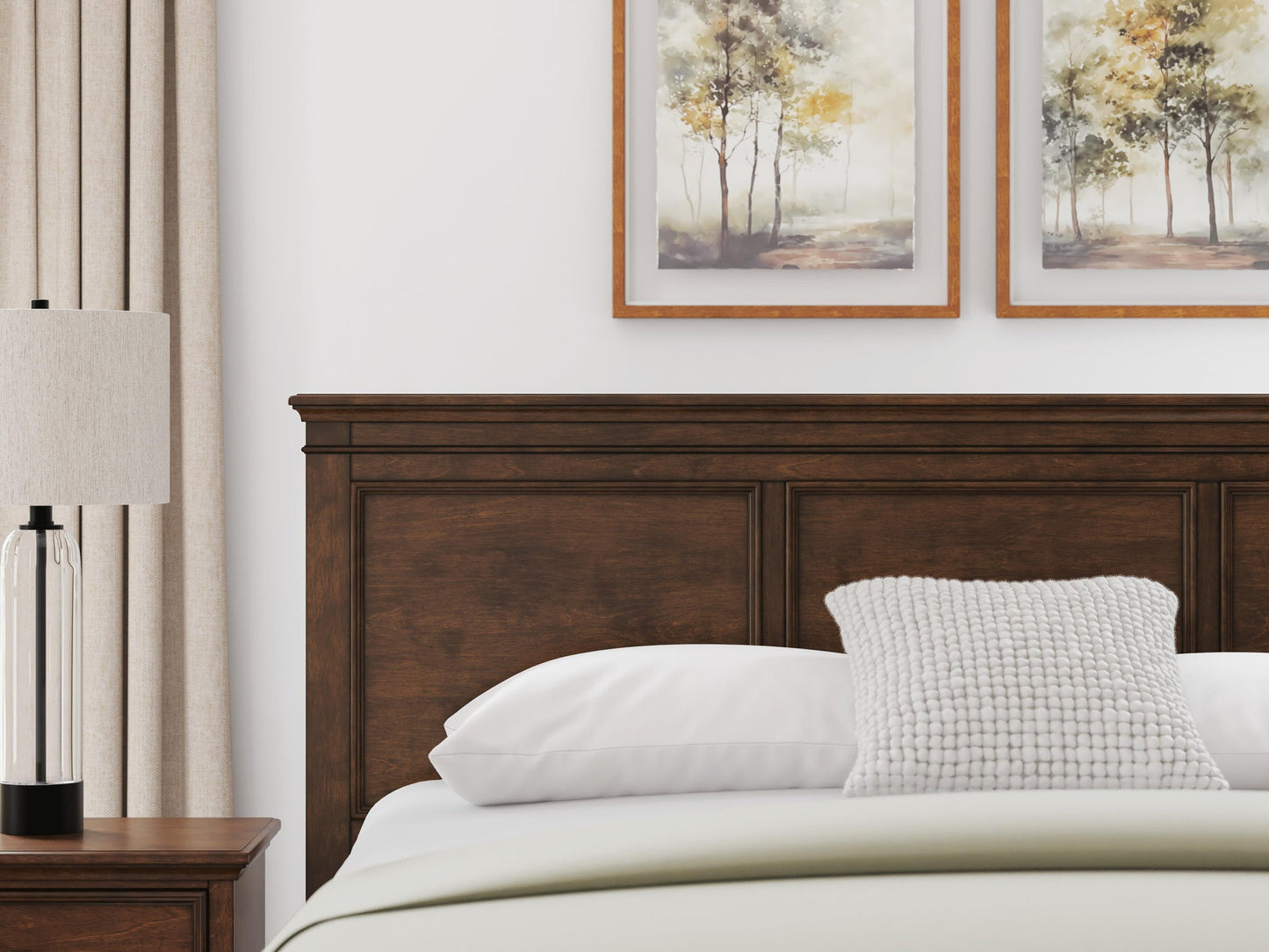 Danabrin  Panel Storage Bed, Dresser, Mirror And Nightstand