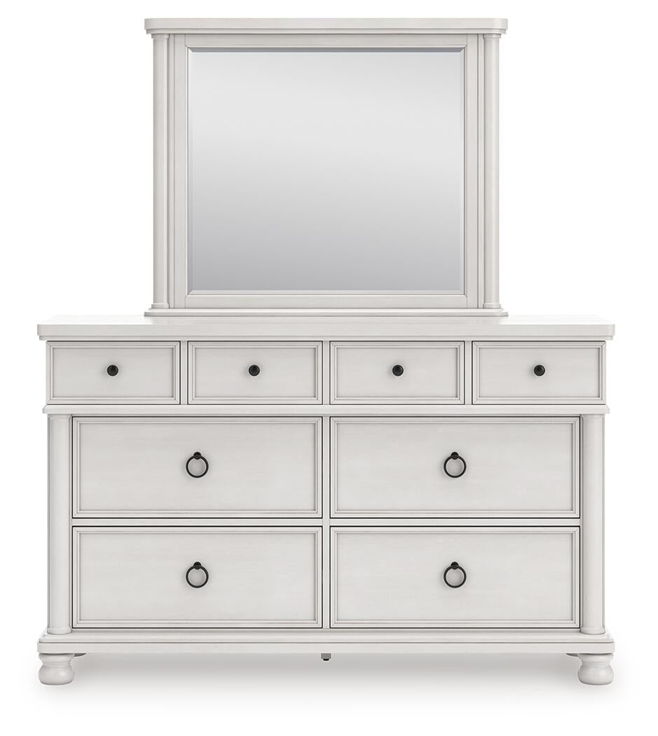 Rowlenstown California  Poster Bed, Dresser And Mirror