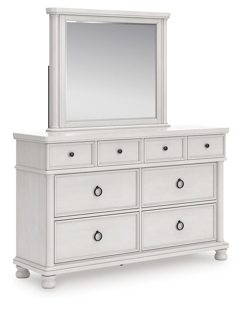 Rowlenstown California  Poster Bed, Dresser And Mirror