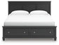 Lanolee  Panel Storage Bed, Dresser And Mirror