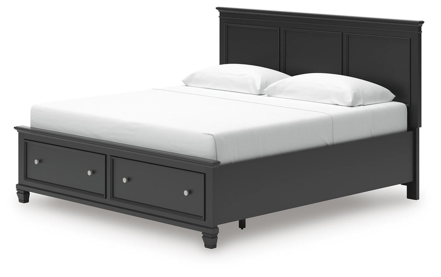 Lanolee  Panel Storage Bed, Dresser And Mirror