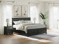 Lanolee  Panel Storage Bed, Dresser And Mirror