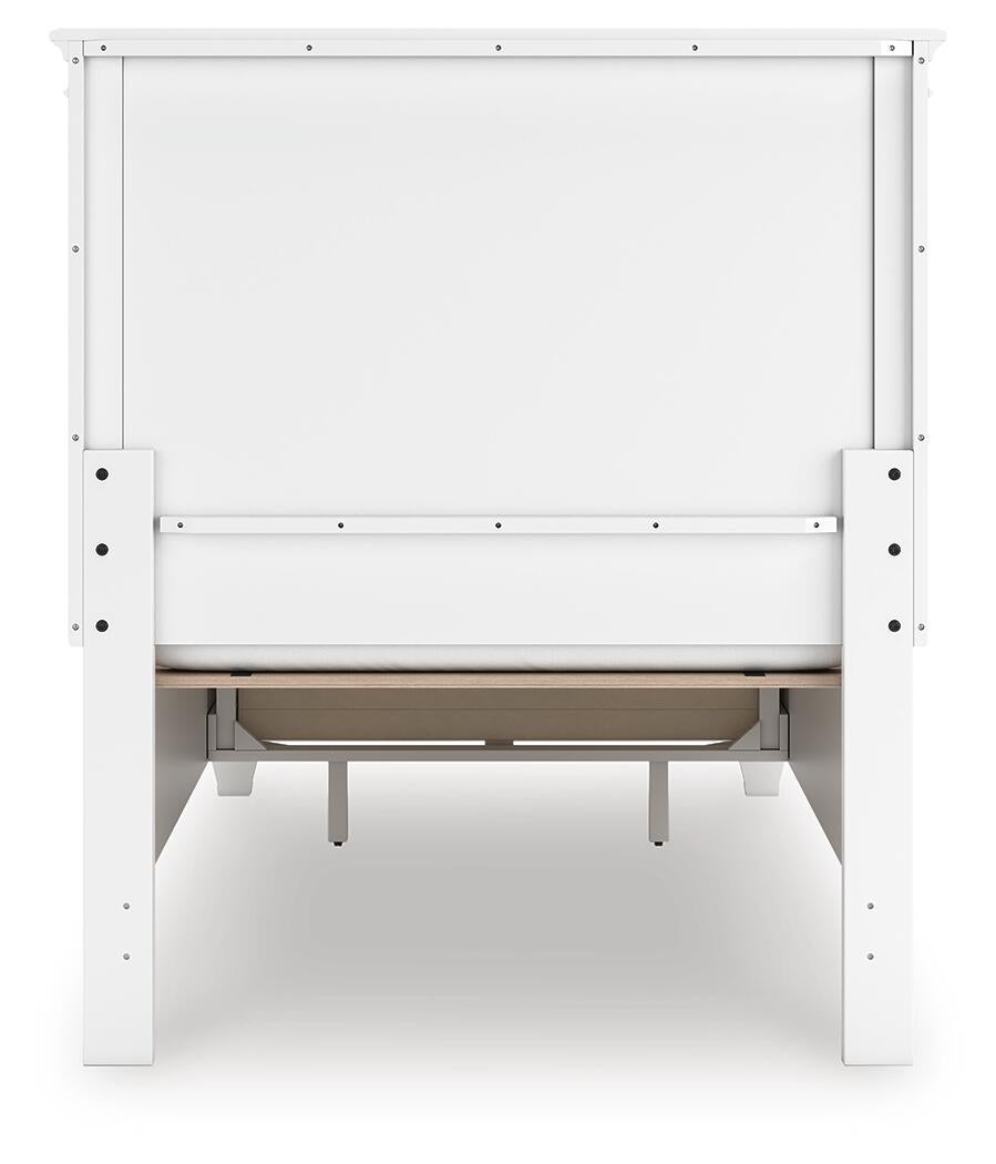 Fortman  Panel Storage Bed, Dresser And Mirror