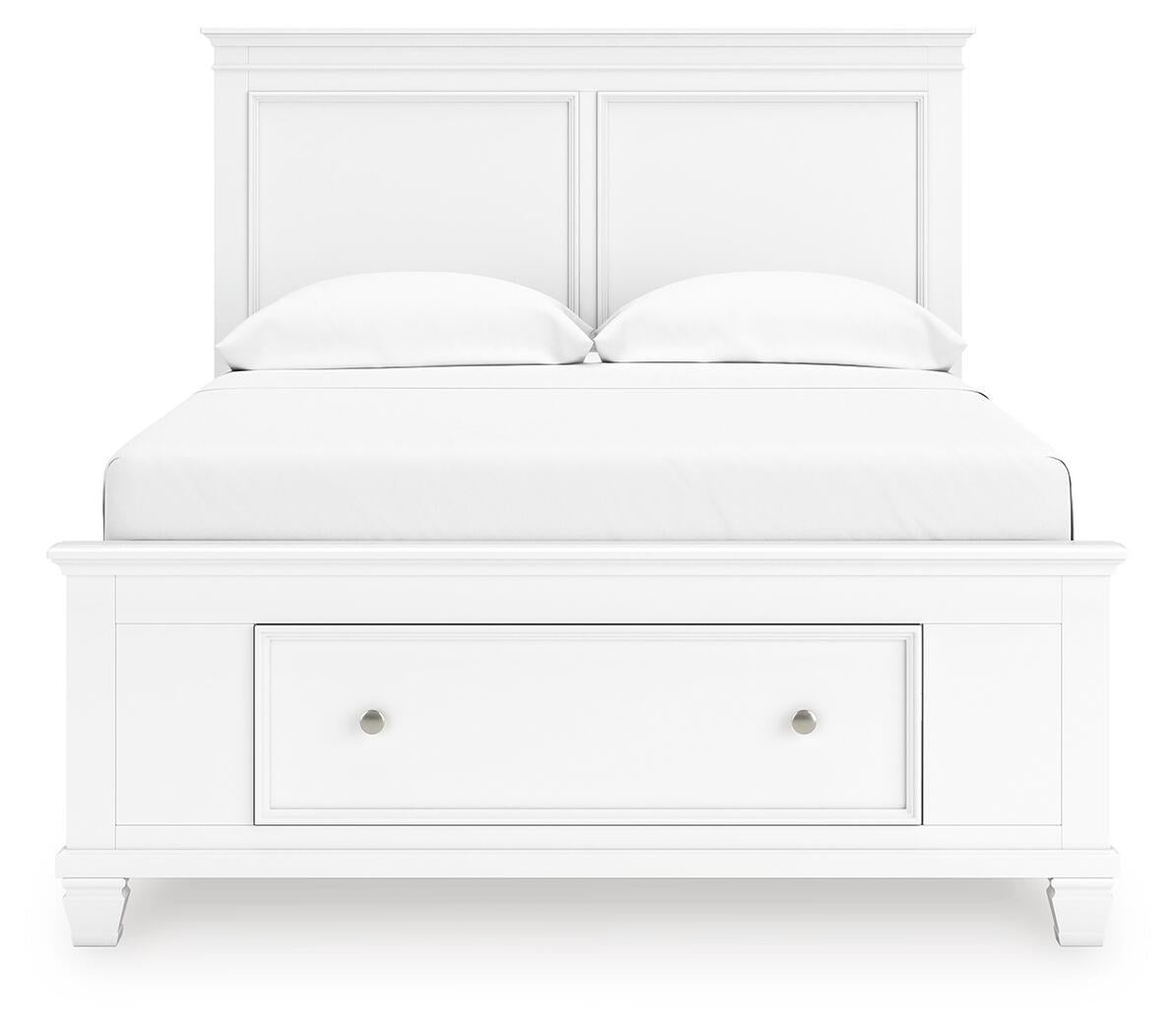 Fortman  Panel Storage Bed, Dresser, Mirror And Nightstand