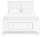 Fortman  Panel Storage Bed, Dresser, Mirror And Nightstand
