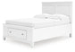 Fortman  Panel Storage Bed, Dresser, Mirror And Nightstand