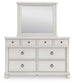 Chadworth Queen Poster Bed, Dresser and Mirror