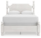 Rowlenstown  Poster Bed, Dresser And Mirror