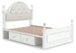 Kozlani  Upholstered Panel Storage Bed, Dresser, Mirror And Nightstand