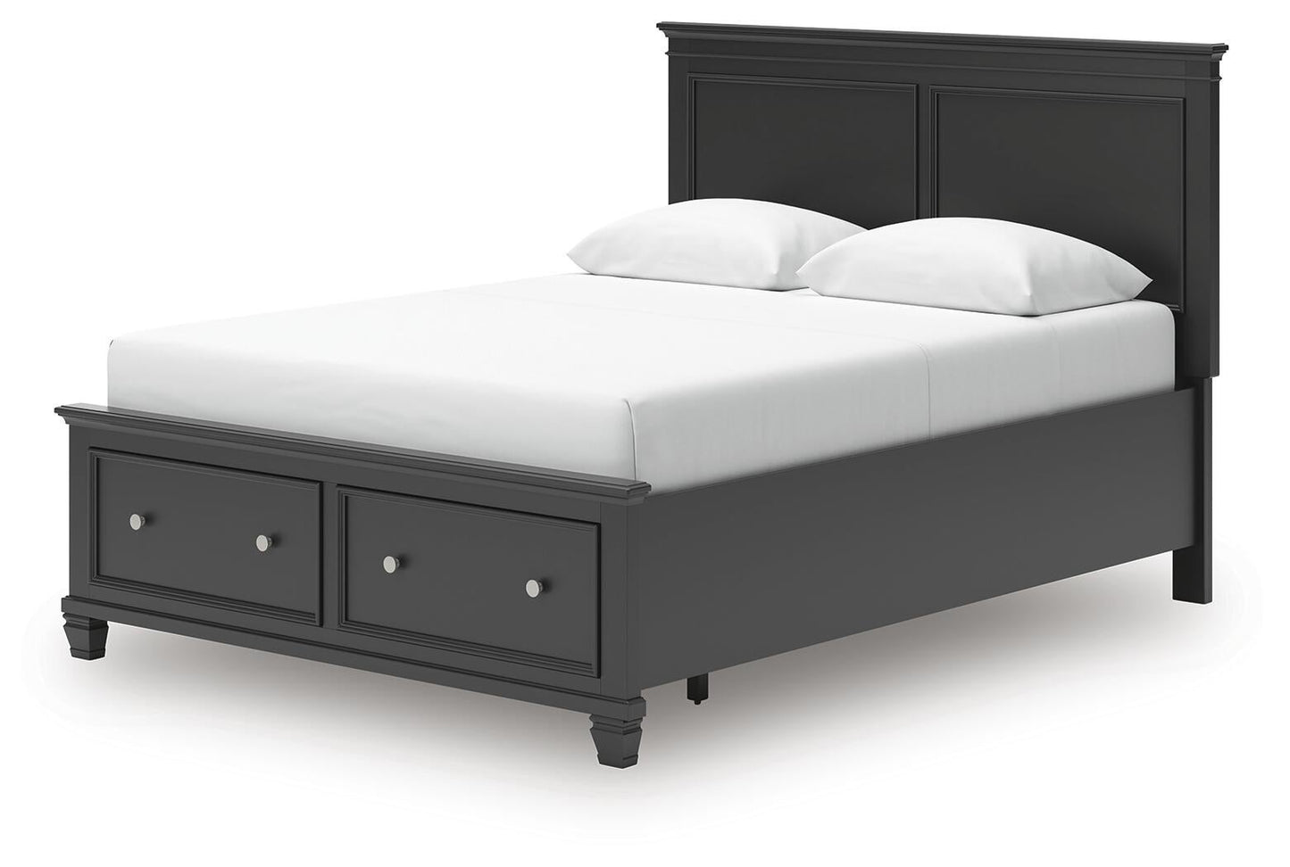 Lanolee  Panel Storage Bed, Dresser And Mirror