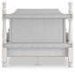 Rowlenstown  Poster Bed, Dresser, Mirror And Nightstand
