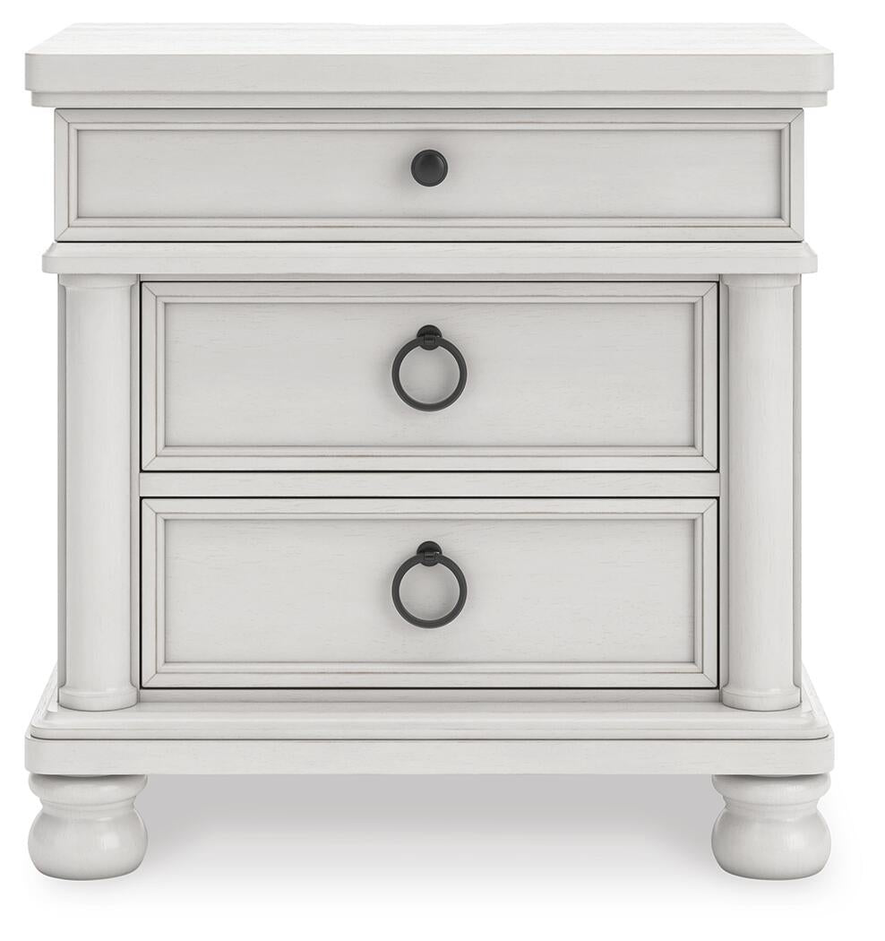 Rowlenstown  Poster Bed, Dresser, Mirror And Nightstand