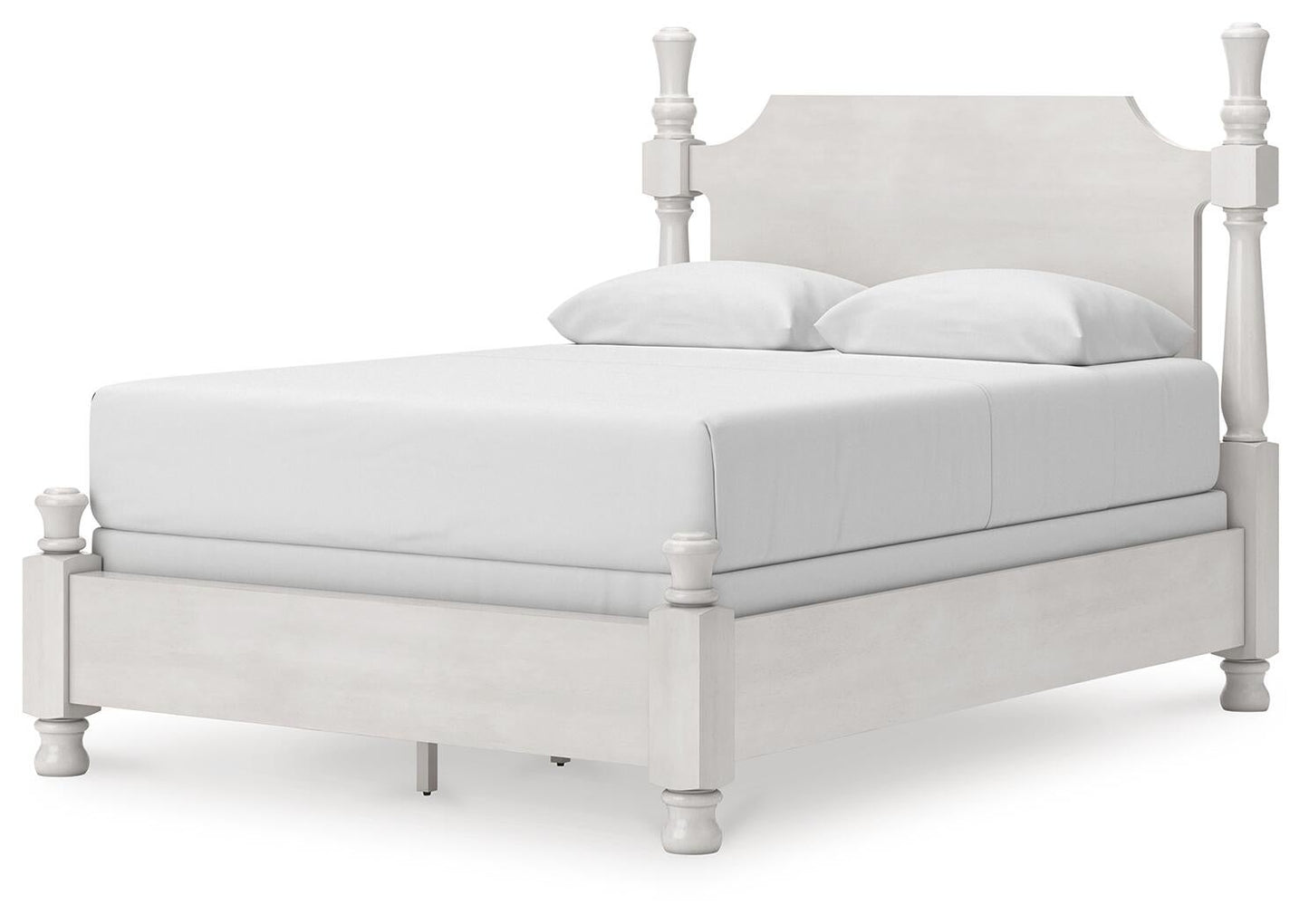 Rowlenstown  Poster Bed, Dresser, Mirror And Nightstand