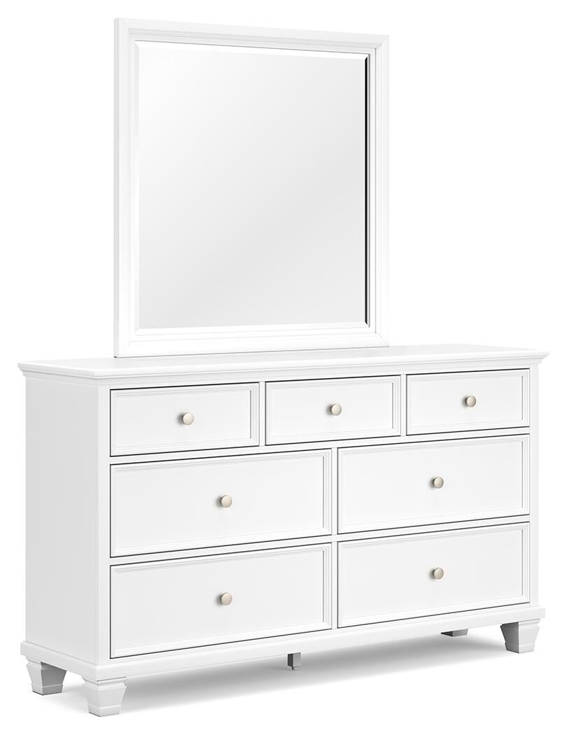 Fortman California  Panel Storage Bed, Dresser And Mirror