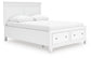 Fortman  Panel Storage Bed With Mirrored Dresser And Nightstand
