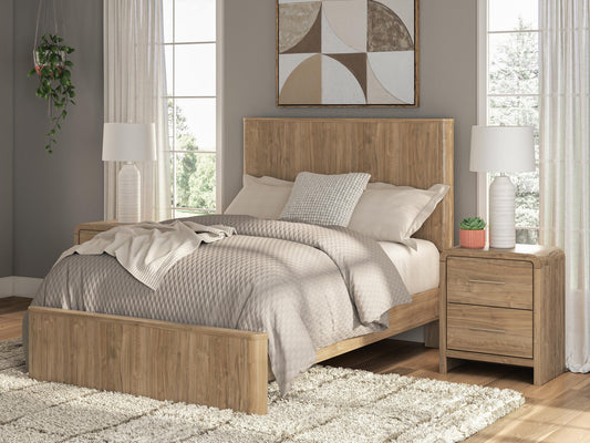 Gramburg  Panel Platform Bed