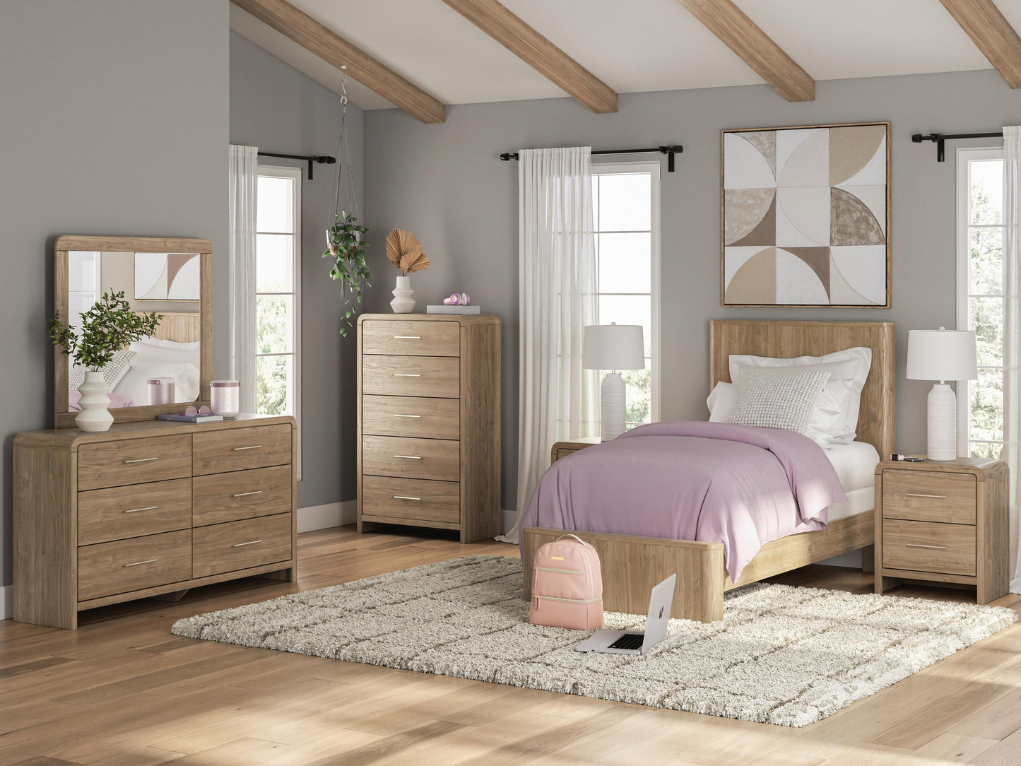 Gramburg  Panel Bed