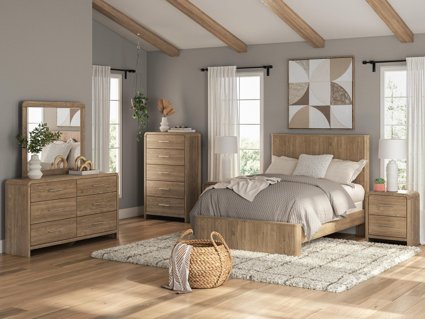 Gramburg  Panel Bed