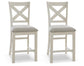 Taburete de bar tapizado Robbinsdale (2 unidades)