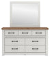 Savonport Queen Panel Storage Bed, Dresser and Mirror
