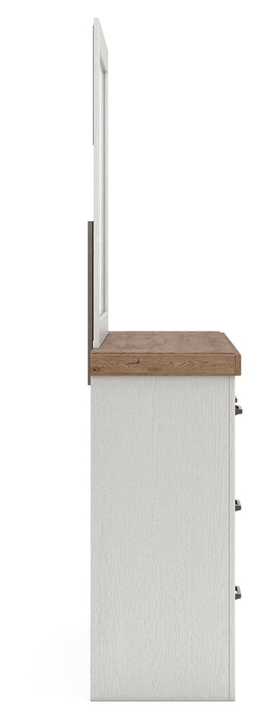 Savonport Queen Panel Storage Bed, Dresser and Mirror