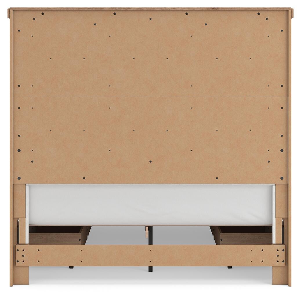 Savonport Queen Panel Bed with Storage, Dresser, Mirror, Chest and Nightstand