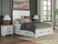 Savonport King Panel Storage Bed. Dresser, Mirror and Nightstand