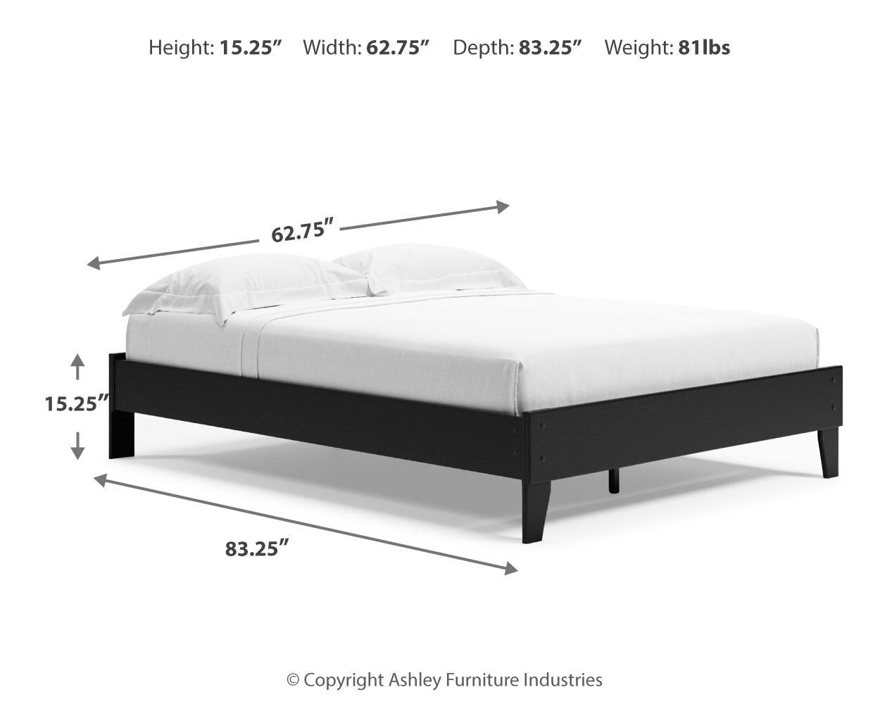 Cama de plataforma Finch