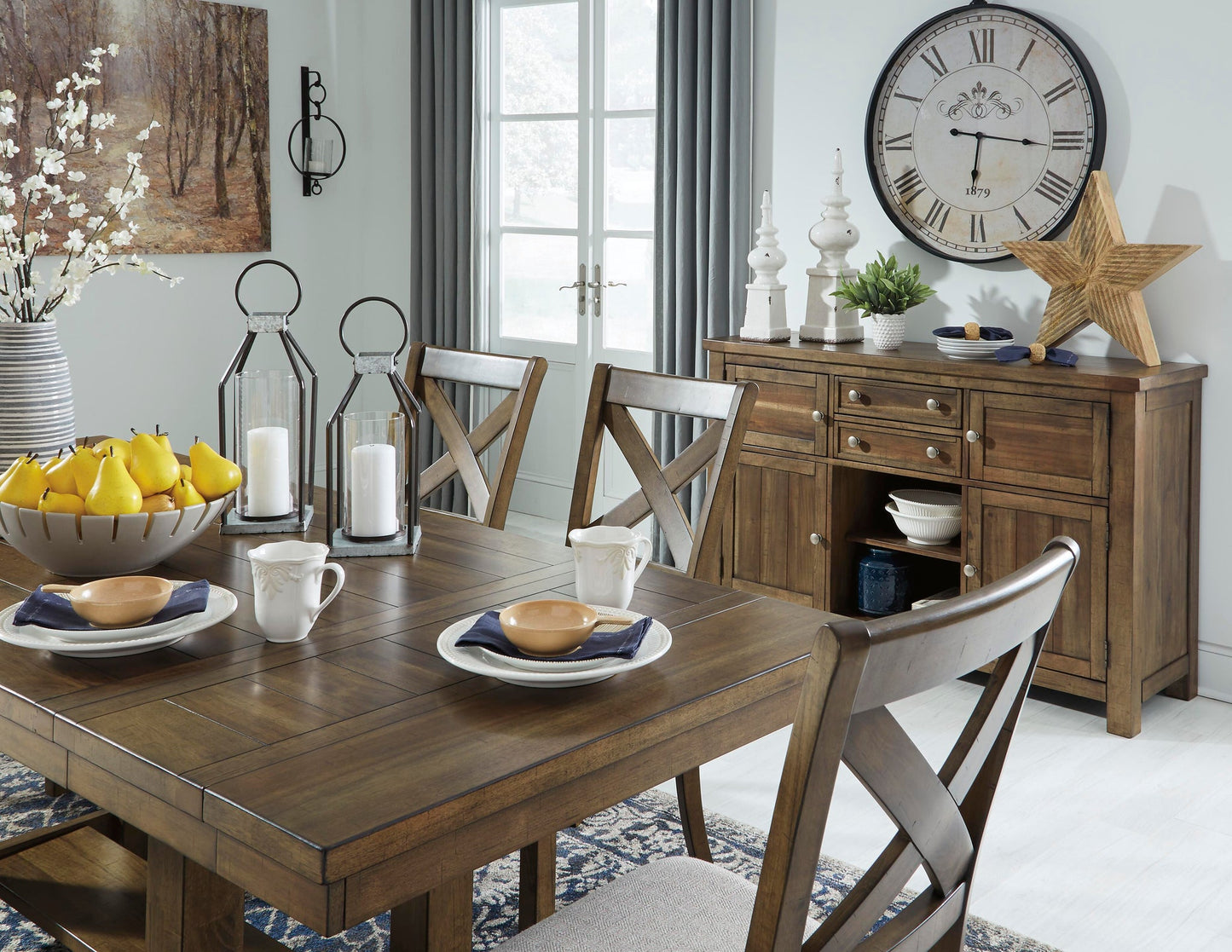 Mesa de comedor Moriville RECT EXT