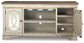 Mueble de TV Realyn XL con opción de chimenea