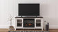 Mueble para TV Dorrinson de 60" con chimenea eléctrica